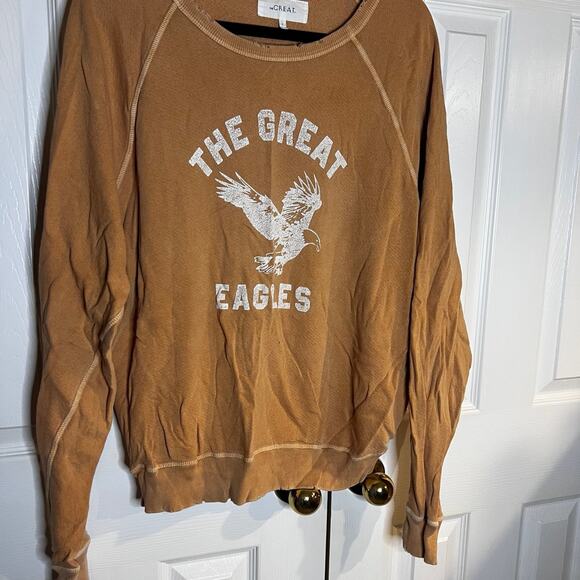 THE GREAT. Tops - THE GREAT Eagles Graphic Sweatshirt Size 2